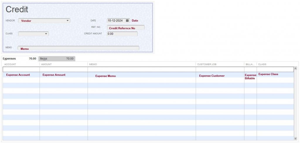 How To Import Vendor Credits Into Quickbooks Desktop 0820