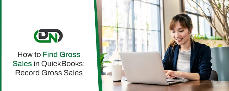 Find Gross Sales in QuickBooks