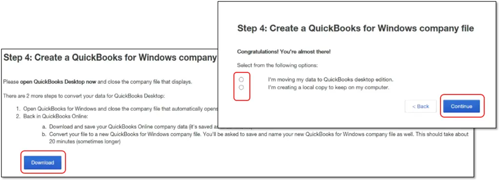 move quickbooks company file to quickbooks online desktop