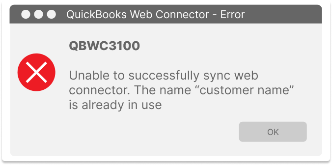 QuickBooks Error Code 3100