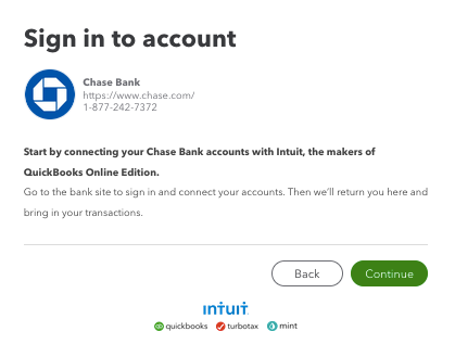 Chase Bank Connection Issue in QuickBooks Online