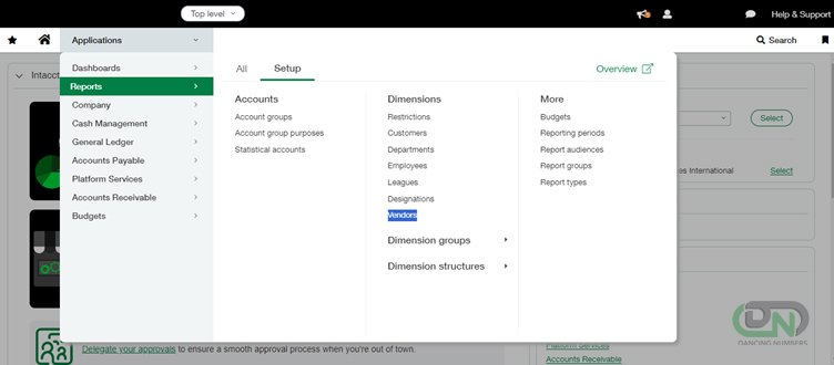 Export vendor details and lists from Sage Intacct