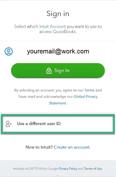 Sign in to Your QuickBooks Online Account